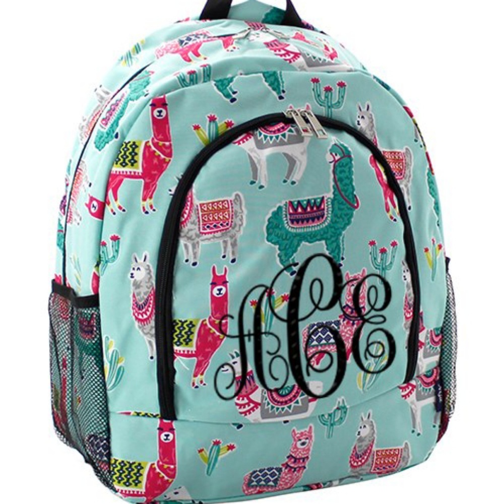 SO CUTE LLAMA CANVAS BACKPACK/BOOK BAG!